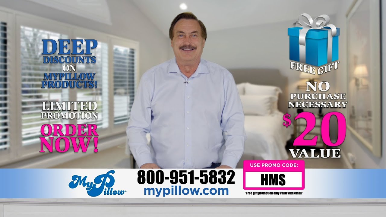 Brand New MyPillow 2.0  Buy One Get One w/ Promo Code HMS on  Overcomers.TV 