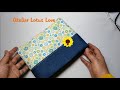 Como fazer uma Necessaire / How to do a cosmetic pouch  DIY