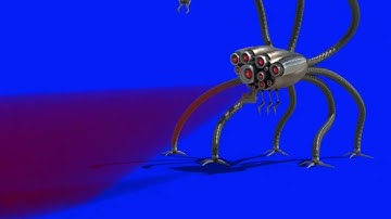 FX Guru Alien Probe On Blue Screen