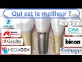 Le meilleur implant dentaire - Quelle marque ? Pays, Catégorie, Prix, Caractéristiques