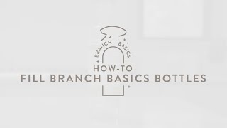 How to Fill the Branch Basics Bottles by Branch Basics 6,288 views 2 years ago 33 seconds