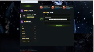 how to create account in Shaiya of Knights