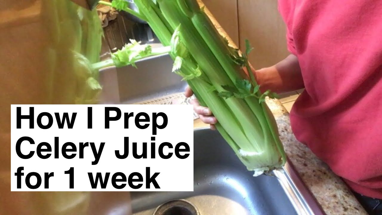 I Cleared My Eczema with Celery Juice 💚 Celery Juice Prep for 1 Week 🌱