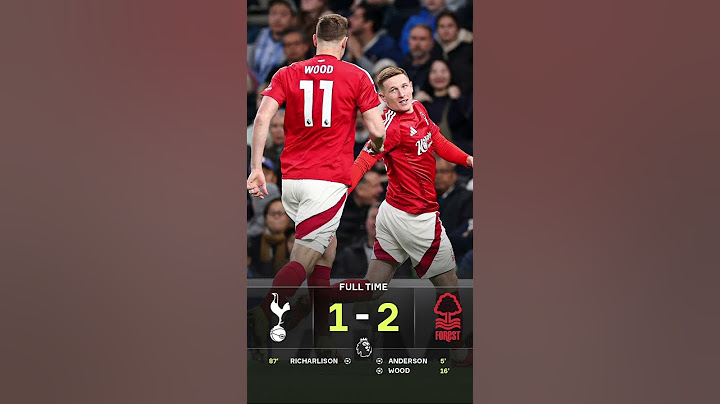 Forest win their 18th game of the Premier League season as they deal Tottenham their 18th loss 😬🔴