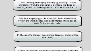 Trimble Elevation Data Utility