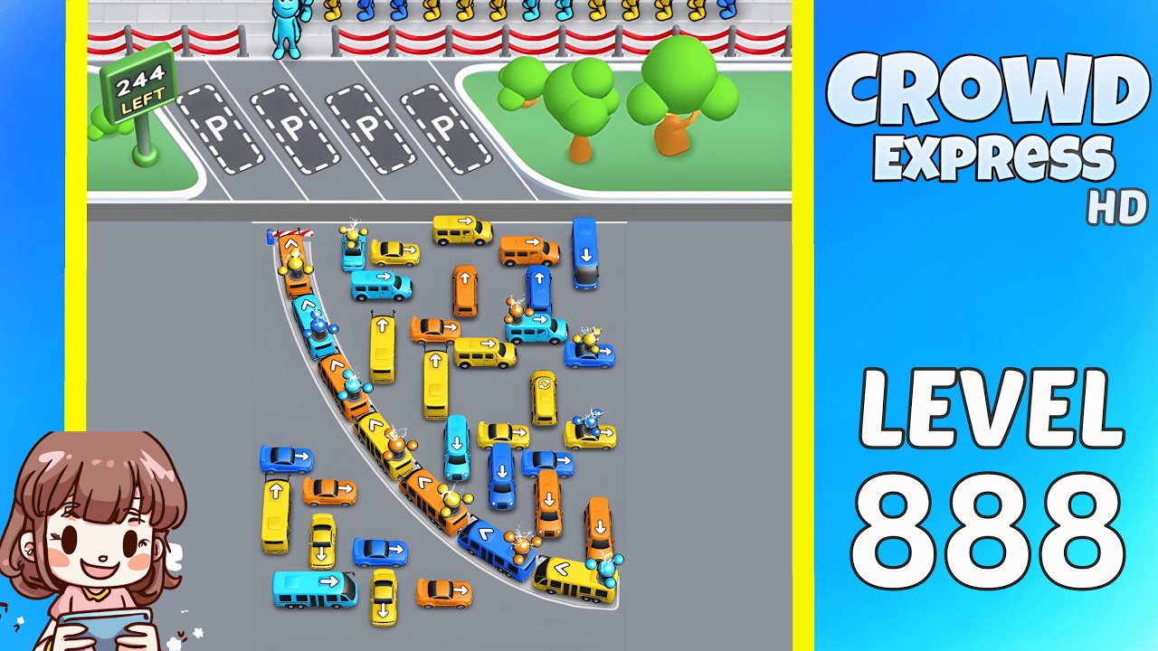 Crowd Express Level 888 Solution Walkthrough - YouTube