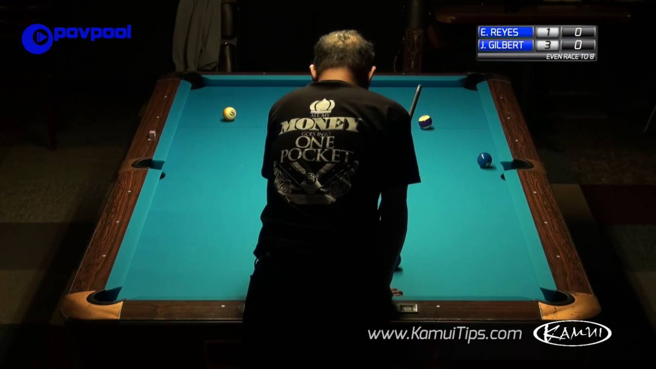 Efren Reyes vs Jesse Gilbert - One Pocket Race to 8