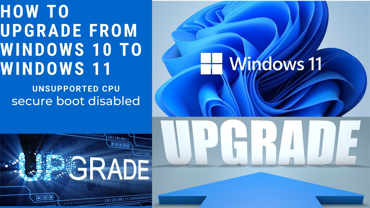 How to upgrade Windows 10 to 11 – CPU not supported