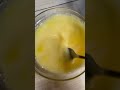 ASMR Breakfast edition: Scrambled eggs and freshly squeezed juice.