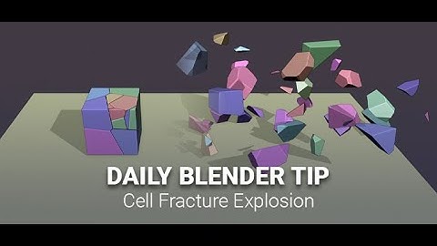 Daily Blender Secrets - Cell Fracture Explosion