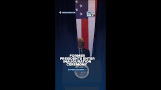 Former Presidents Enter Inauguration Ceremony