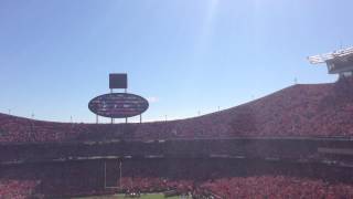 48 Plane flyover Arrowhead Stadium 10/13/2013
