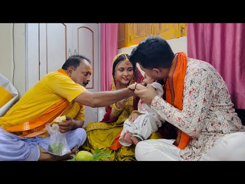 Annaprashan vlog || He had his first bite🥺💕