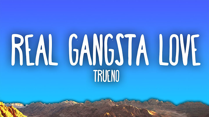 Trueno - REAL GANGSTA LOVE