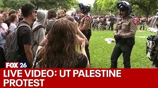 LIVE: University of Texas Palestine protest in Austin