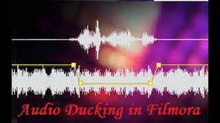 Audio Ducking in Filmora