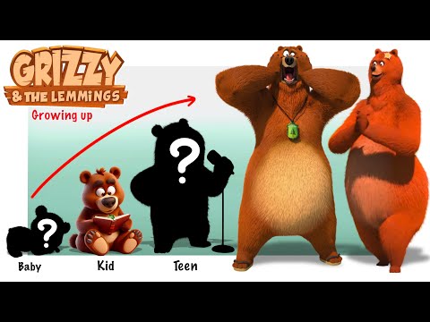 Grizzy And The Lemmings Growing up compilation | Cartoon Wow