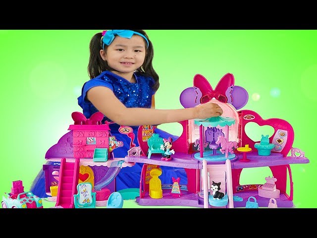 Jannie Pretend Cooking with GIANT Minnie Mouse Kitchen Toy 