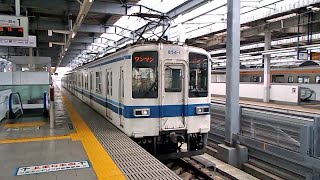 【8000系派生形式】東武850型　854F　東武伊勢崎線　伊勢崎駅発車