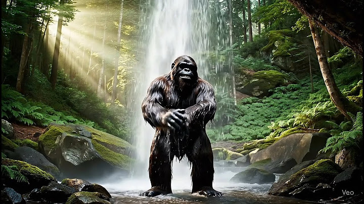 Bigfoot Yeti Vlog - Bath and Cooking Food in Forest | Google Veo 3