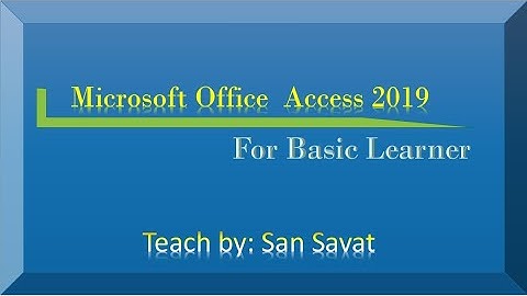 How to use Field Properties in Access