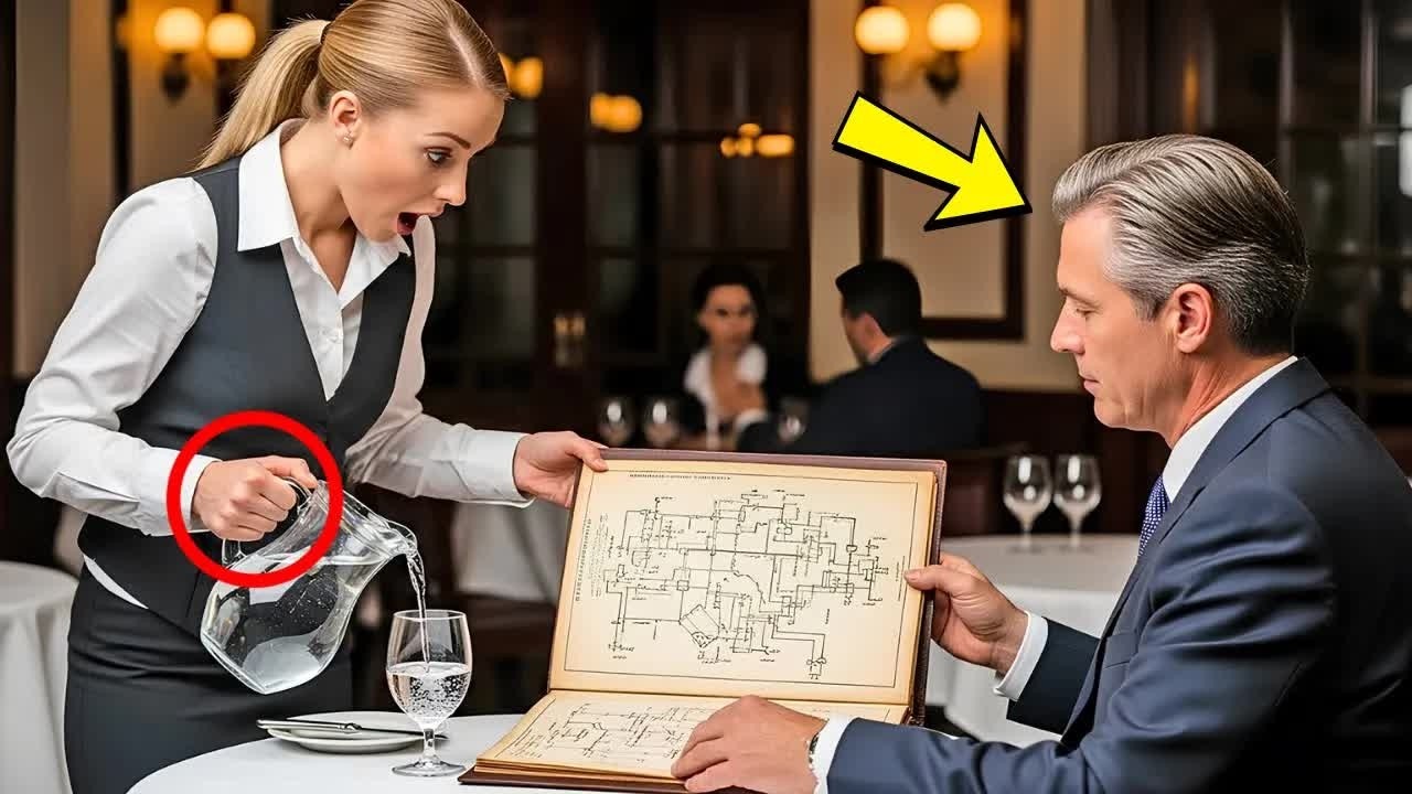 Arme Kellnerin： „Sir, das ist die Unterschrift meines Vaters“ – Milliardär-CEO lässt das Glas fallen