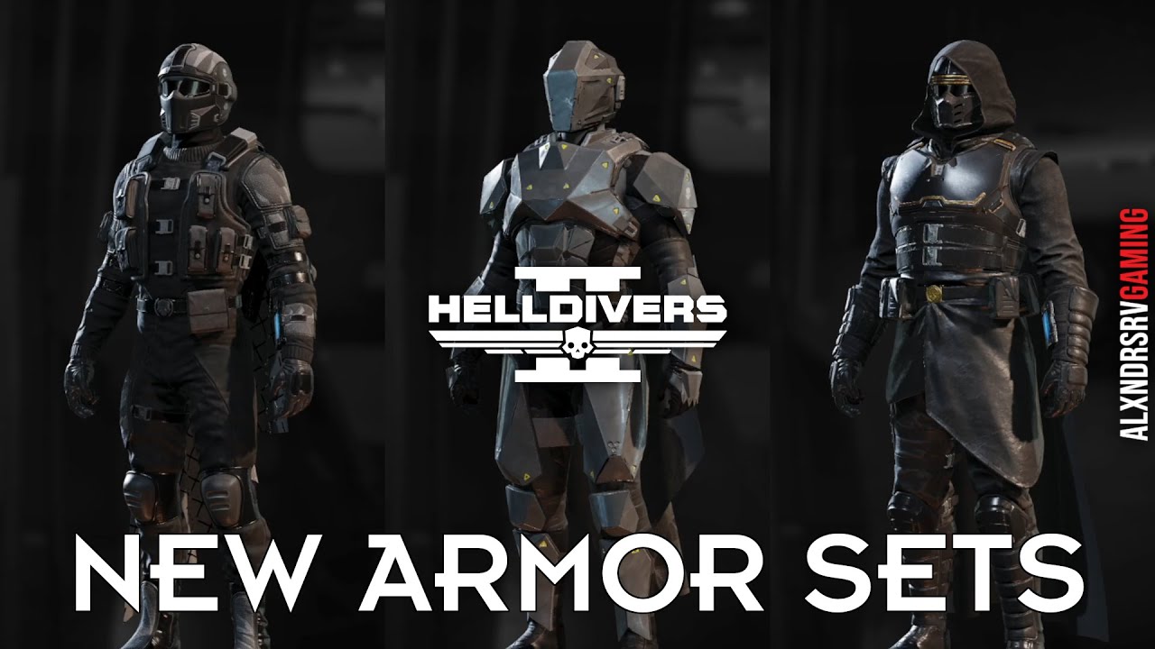 HELLDIVERS 2 Redacted Regiment Premium Warbond Armor Sets + New ...