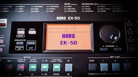 EK-50 Entertainer Keyboard: Overview (part 1)