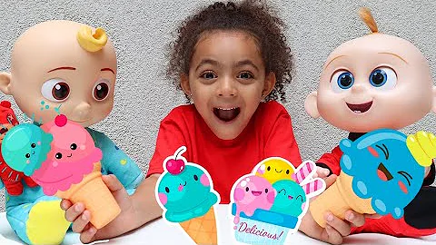 Ice Cream, Ice Cream Song | Leah's Play Time