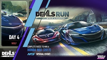 Honda NSX (2017)  Day 4  WOLF | NFS No Limits  Devil’s Run: Wolf Country