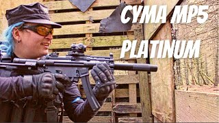 Airsoft Warfare Cyma MP5 Platinum