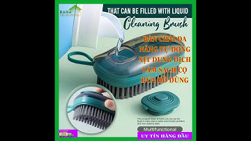 BÀN CHẢI ĐA NĂNG TỰ ĐỘNG XỊT DUNG DỊCH LÀM SẠCH CỌ RỬA ĐỒ DÙNG