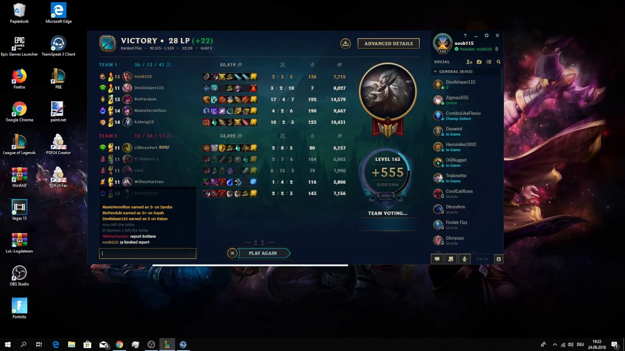 League of Legends LIVE noob115