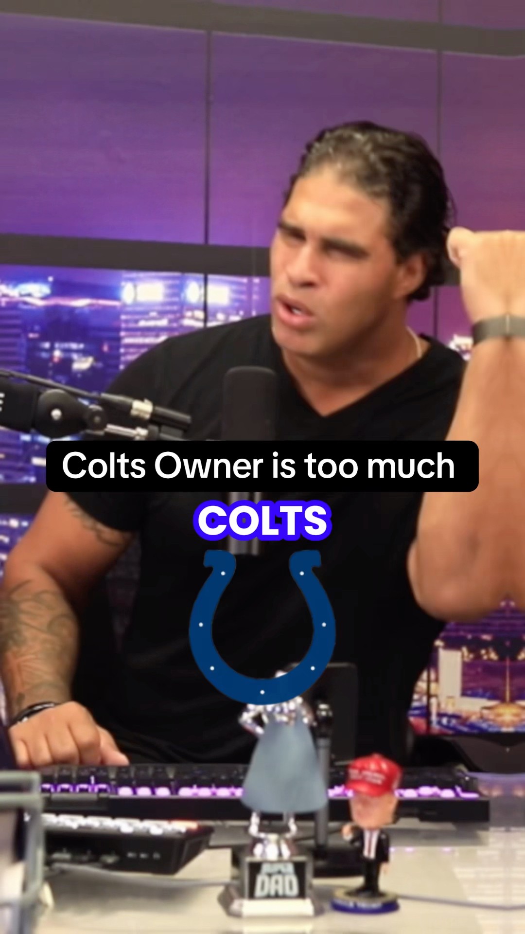 Colts owner Carlie Irsay is acting up 🏈😳 #colts #nfl #carlieirsay #fyp
