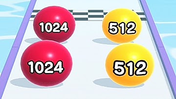 Ball Run 2048 - All Levels Android, iOS Walkthrough Gameplay Part 6