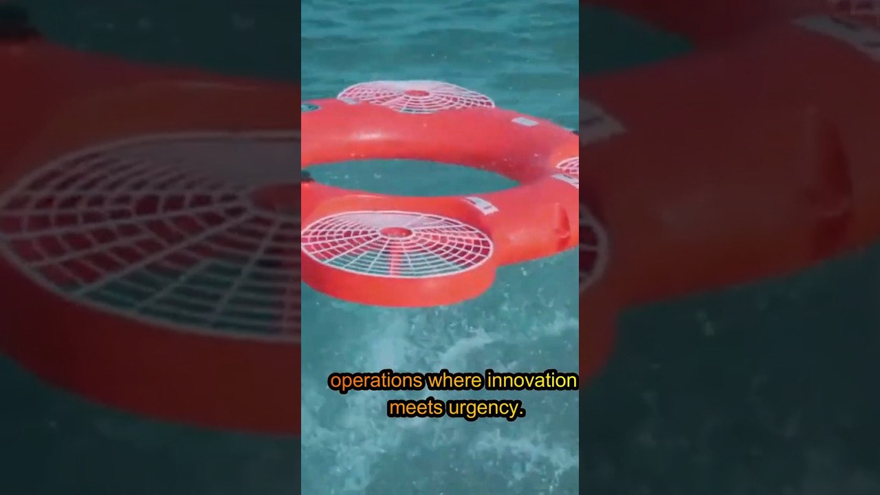 Water emergency rescue equipment TY-3R flying lifebuoy #drone #technology