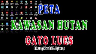 PETA KAWASAN HUTAN GAYO LUES