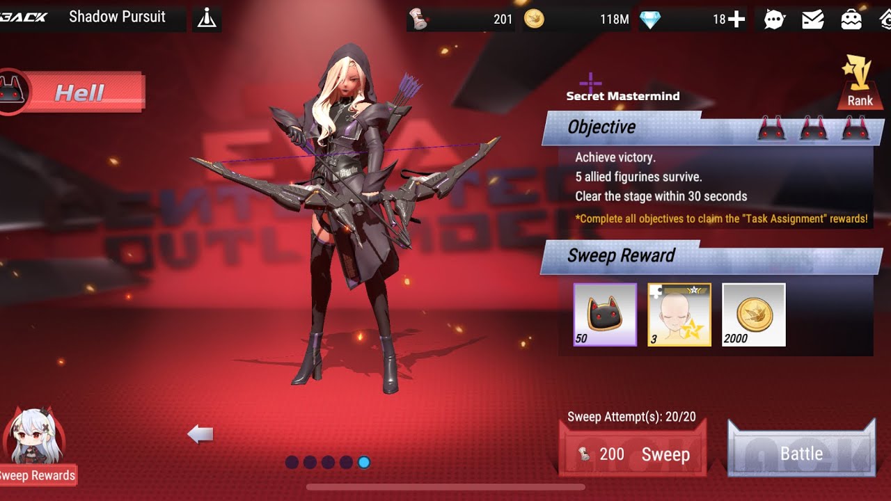 Rerun Figure Fantasy Outland of the Red and Black Secret Mastermind Hell