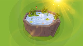 Blagdon Liberty Solar No Dig Nature Pool #watergarden #wildlife #ponds #birdbath #frogs