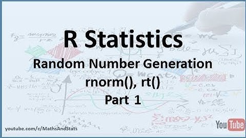 R Statistics: Random Number Generation and Density Curve Plotting using ggplot2 - Part 1