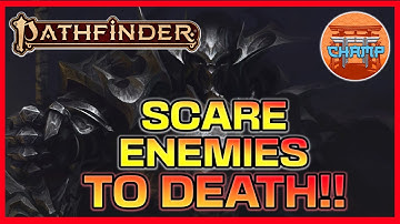 Terrify enemies on the frontline!! Nightmare Martial Pathfinder 2e Build guide.