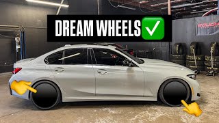 FINALLY INSTALLING MY DREAM WHEELS ON MY M340i! (TE37SL)