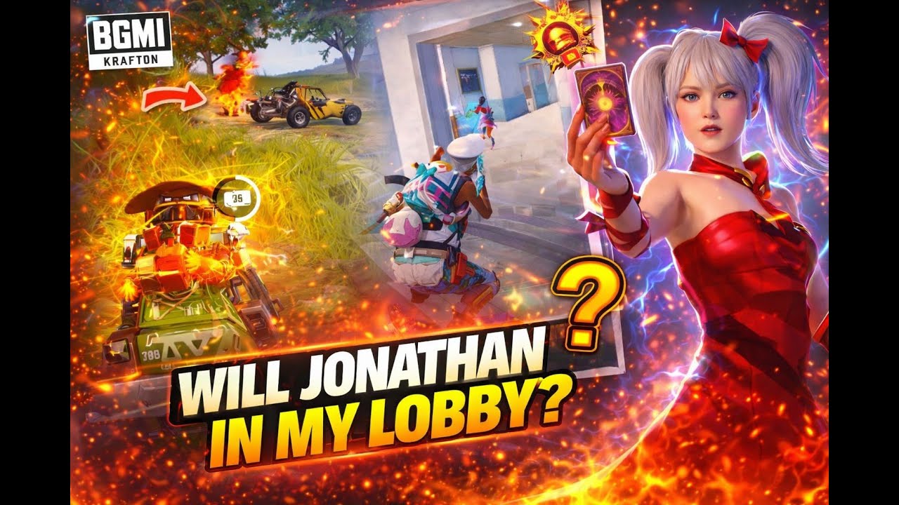 BGMI LIVE | JONATHAN IN MY LOBBY ?