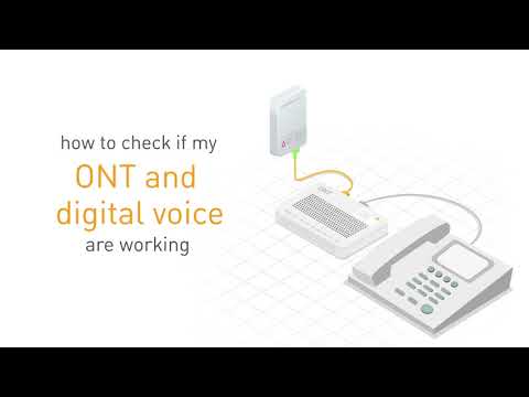 How to check if My M1 ONT and Digital Voice are working