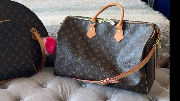 Louis Vuitton Speedy 40 Monogram Brown Leather ref.650228 - Joli