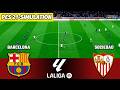 🔥Barcelona vs Sevilla | LALIGA NIGHT OF CHAOS! | SHOCK RESULT?! | PES 21 Simulation