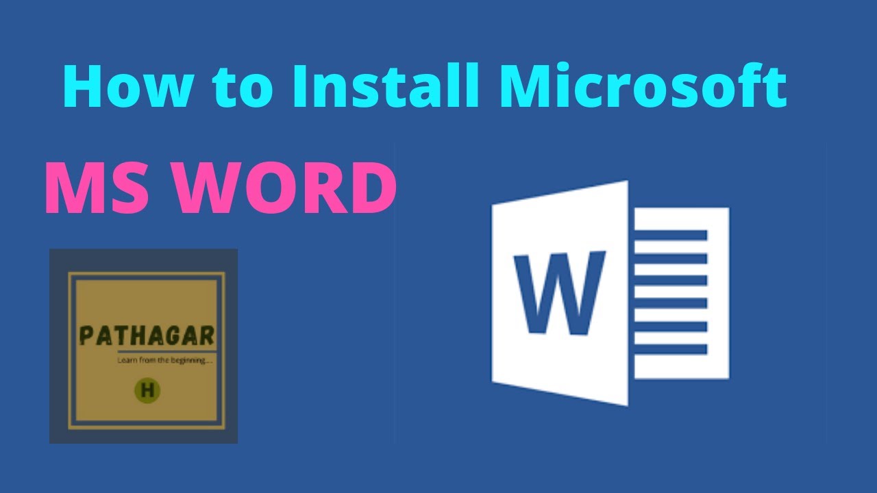 how-to-install-microsoft-word-ms-word-youtube