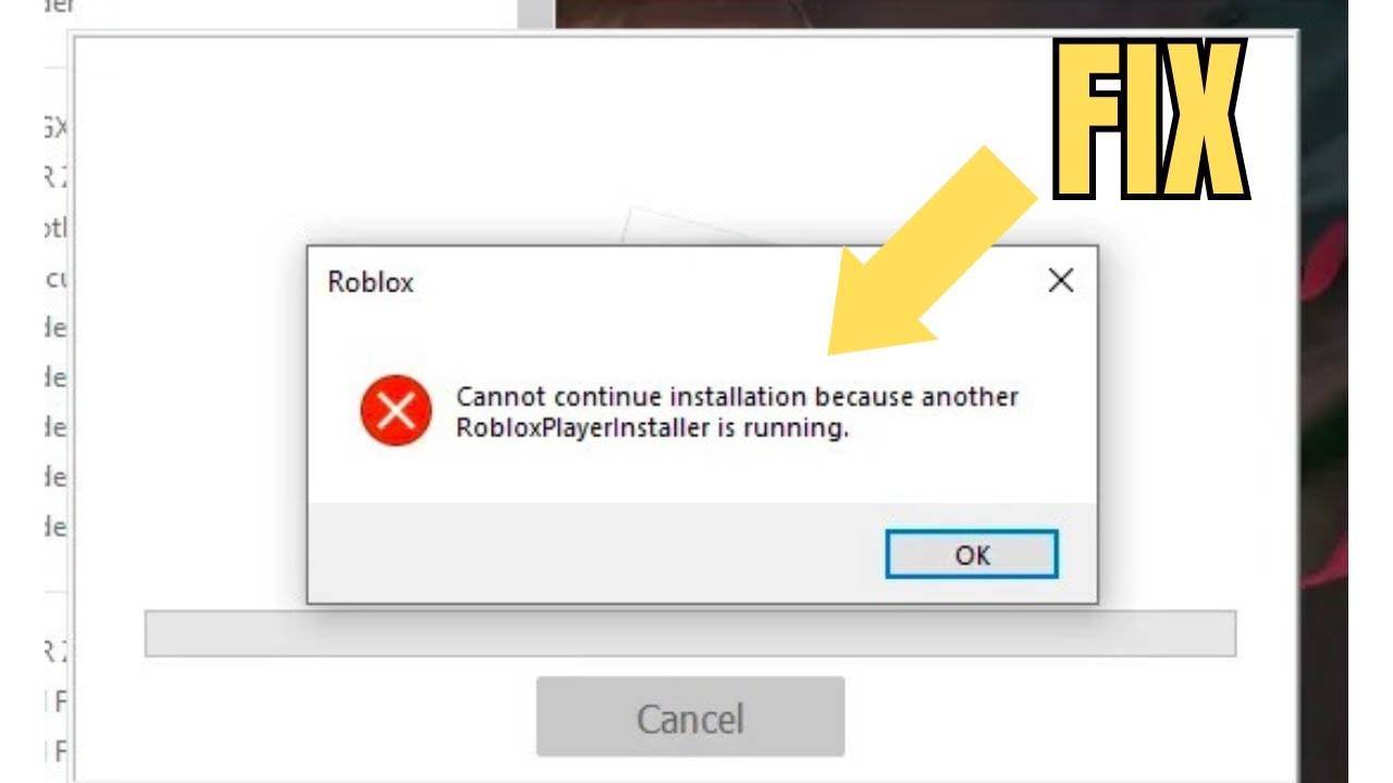 How to fix “Cannot Continue Installation Because Another Roblox