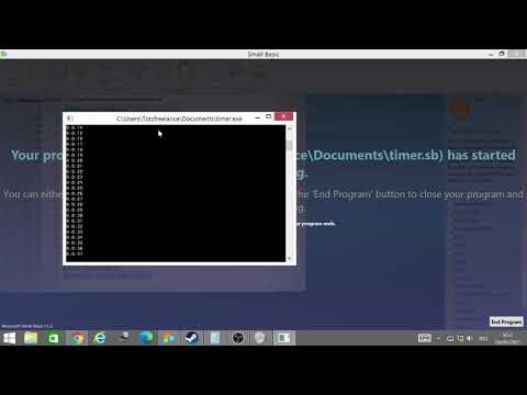 Small Basic: Making Timer Software