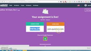 Video Tutorial-how to sign up and do quizizz